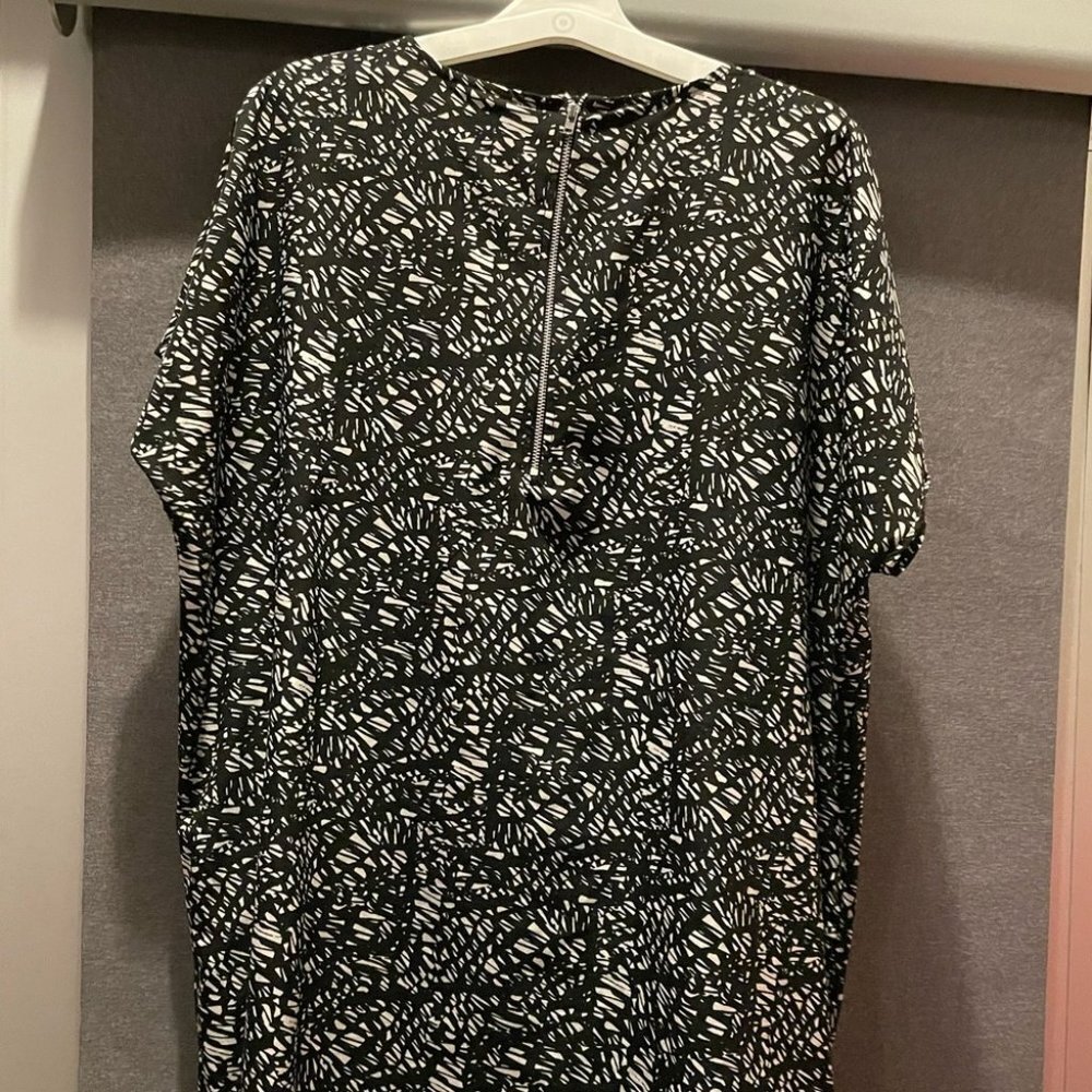 ASOS, NOISY MAY monochrome mini tunic dress